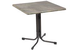 Összecsukható bisztró asztal 80x80cm antracit-kőszürke (topalit)