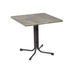 Összecsukható bisztró asztal 80x80cm antracit-kőszürke (topalit)