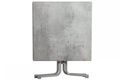 Összecsukható bisztró asztal 80x80cm platina-cementszürke (topalit)